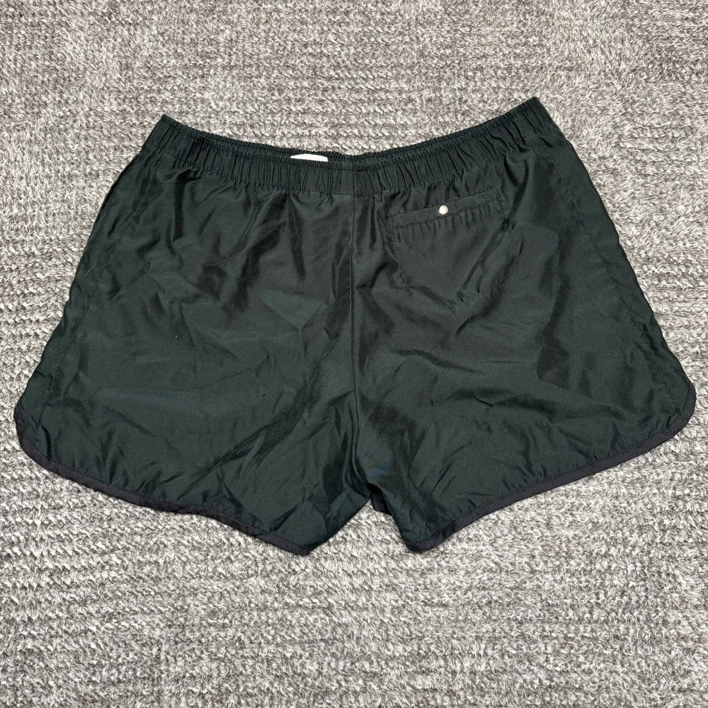 VTG Nike‎ Mens Running Shorts L Black Athletic Elastic Waist Workout Performance